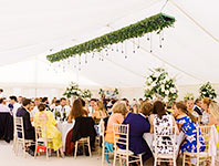 Restrained and stylish leafy centrepiece