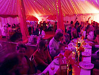 Funky party marquee