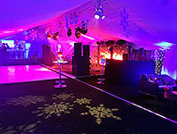 Glamorous marquee party