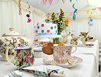 Teatime party tent